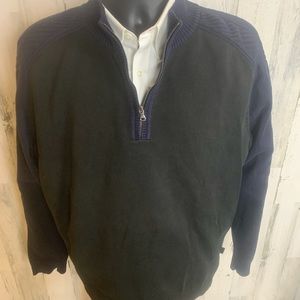 BLUE /BLACK HUGO BOSS SWEATER